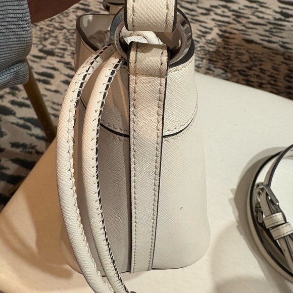 Kate Spade Cameron White Bucket 2-way Bag - Picture 7 of 8